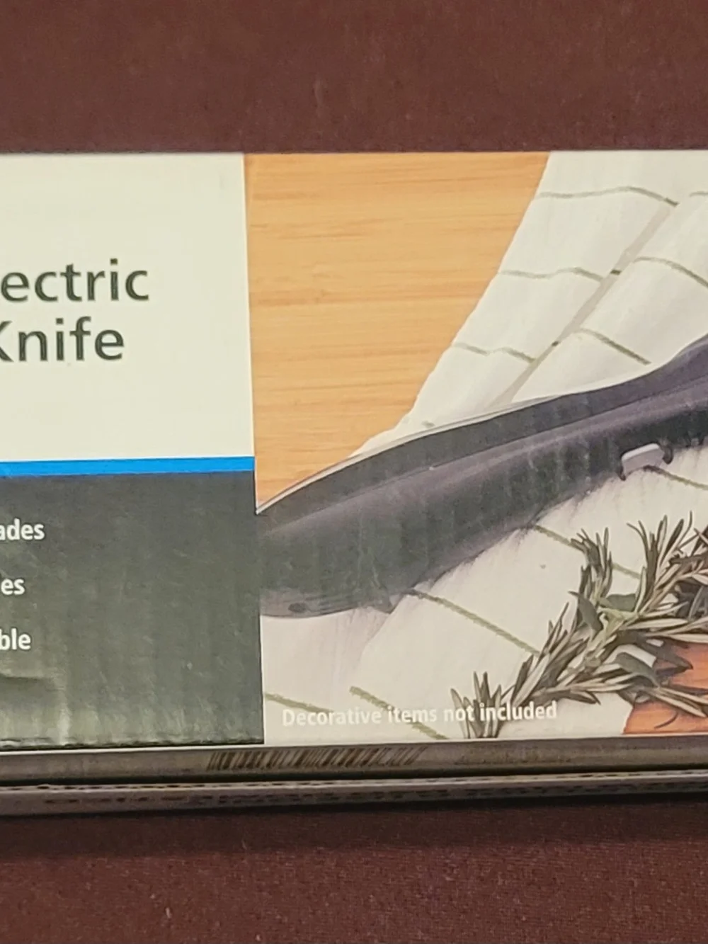 Mainstays Electric Knife with 7-inch stainless steel blades